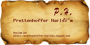 Prettenhoffer Harlám névjegykártya